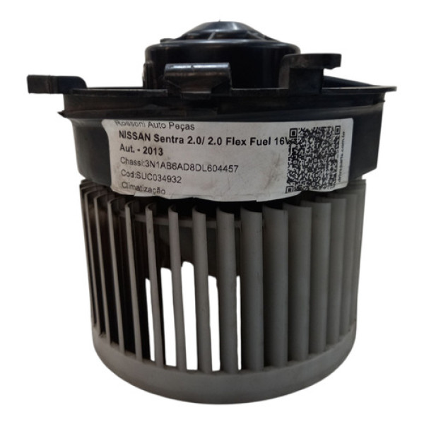 Motor Ar Forçado Sentra 2007 2008 A 2013