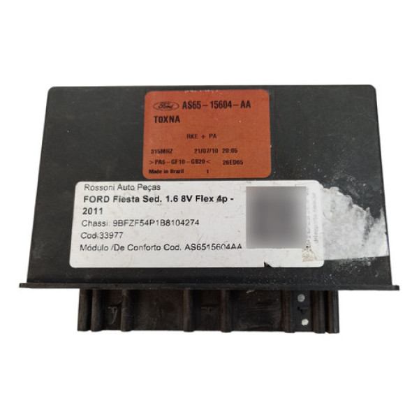 Modulo Conforto Fiesta Ecosport Cod. As6515604aa
