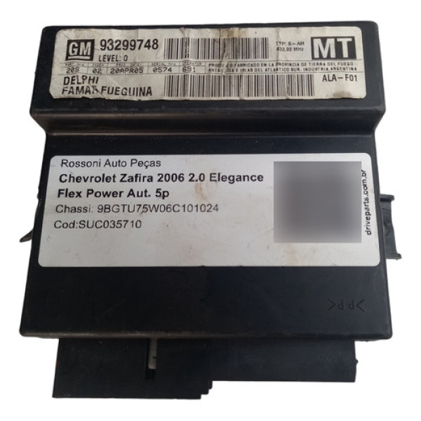  Módulo Conforto Astra Zafira Vectra 97/11 Cod. 93299748