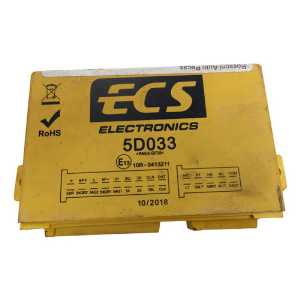 Módulo Engate Reboque Ecs Fiat Toro Código 5d033