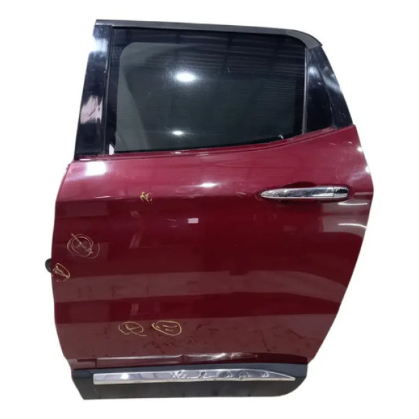 Porta Traseira Esquerda Toro 2016 2017 2018/..c/amassado Traseira Esquerda Vermelho