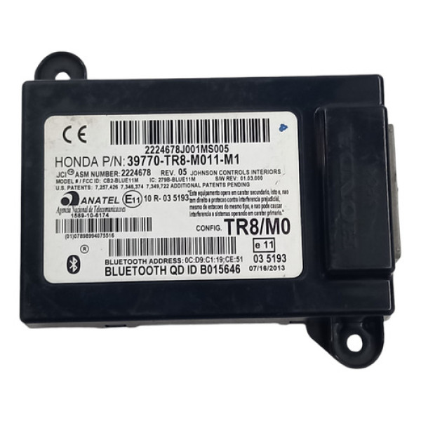  Modulo Bluetooth Honda Civic 12 /16 Cód 39770-tr8-m011m1