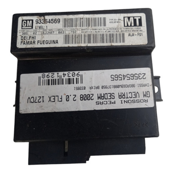  Módulo Conforto Astra Zafira Vectra 97/11 Cod. 93354569