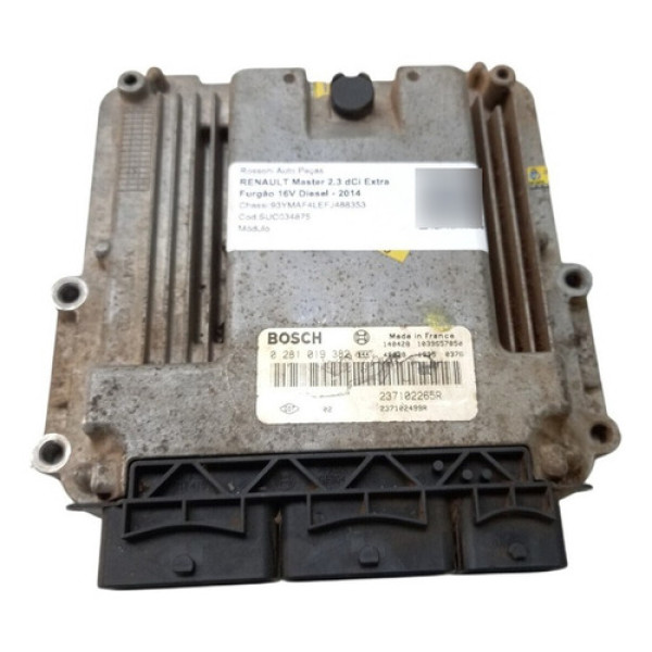 Módulo Injeção Renault Master 2.3 Dci Diesel Cod. 0281019382