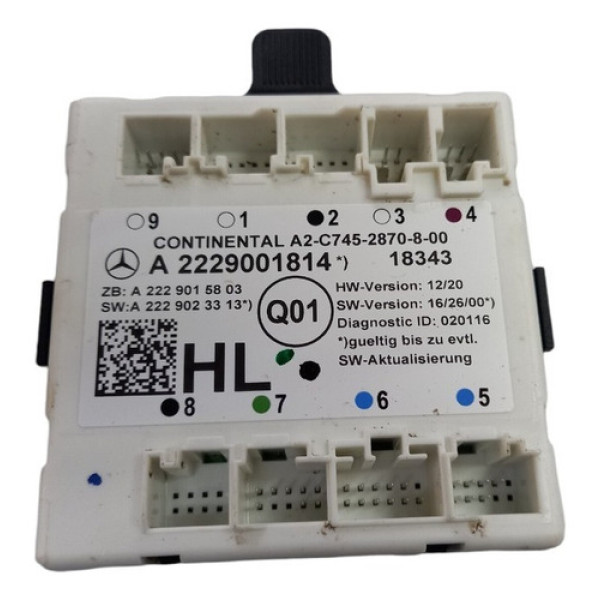 Modulo Conforto Porta Traseira Esquerda Mercedes Glc 43