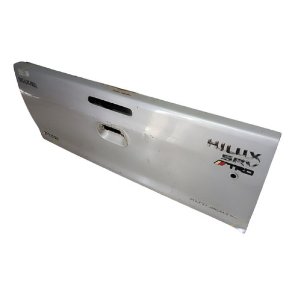 Tampa Traseira Caçamba Hilux 09/15 C/ Furo Chave C/detalhes