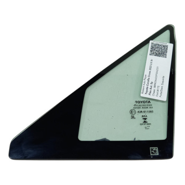 Vidro Porta Dianteira Esquerda (fixo) Corolla Cross 2022/..