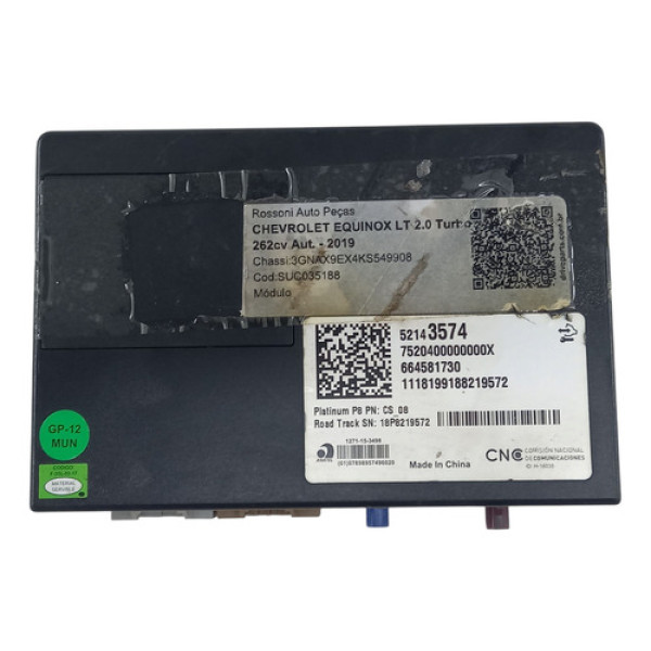 Modulo Conforto Onstar Chevrolet Equinox 2.0 Cod 52143574