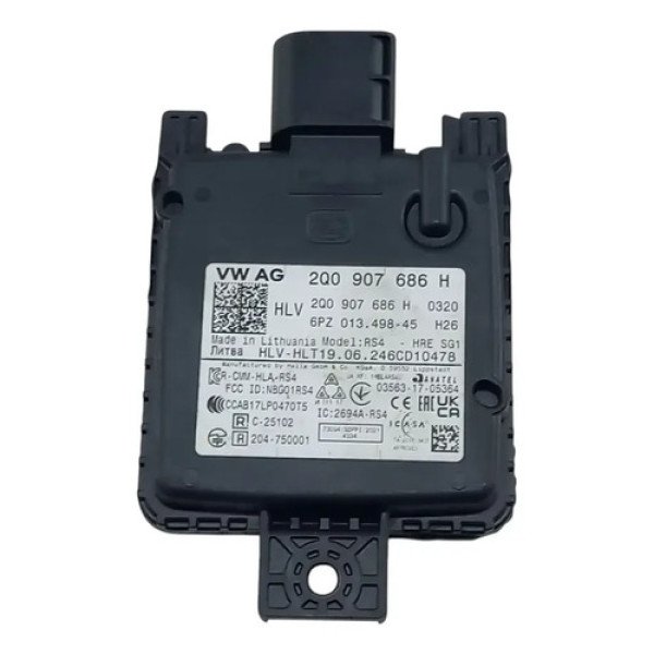 Modulo Ponto Cego Traseiro Direito Taos Jetta 2q0907686 H Preto