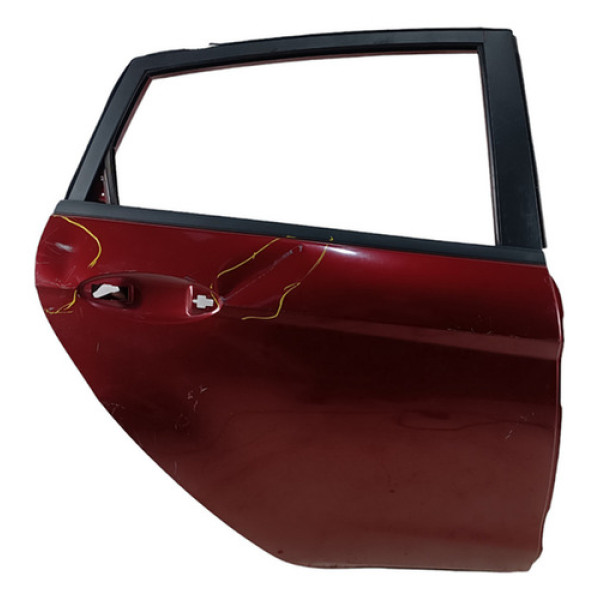 Porta Traseira Direita New Fiesta Hatch 2011 A19 C/detalhes