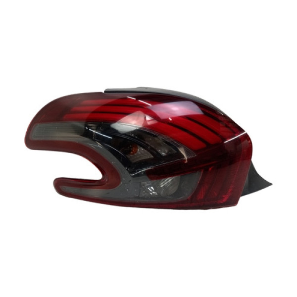 Lanterna Tras Esq Peugeot 208 2013 A 2020 Fumê Guia Quebrado