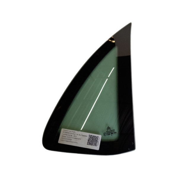 Vidro Lateral Traseiro Direito Citroen C3 2003 A 2012