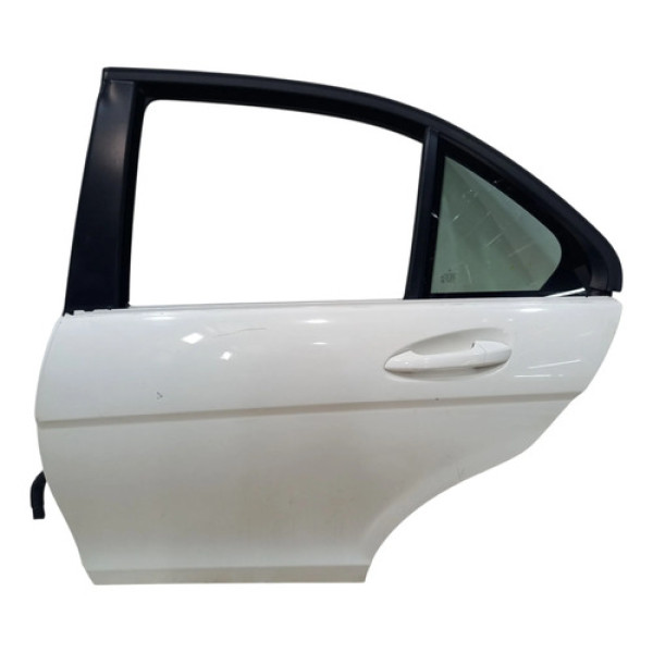 Porta Traseira Esquerda Mercedes Classe C 180 200 250 12/14 Traseira Esquerda Branco