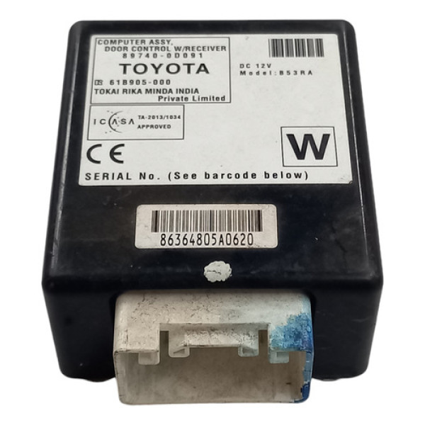 Modulo Central Conforto Toyota Etios Cod 89740-0d91 W