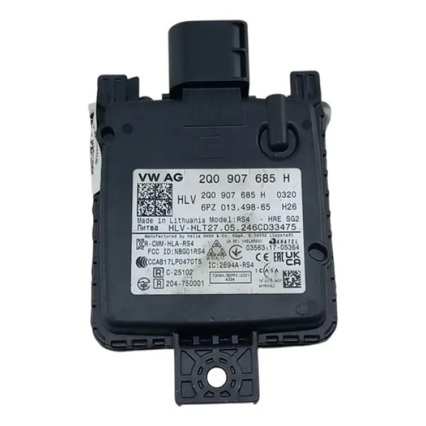 Modulo Ponto Cego Traseiro Esquerdo Taos Jetta 2q0907685 H Preto