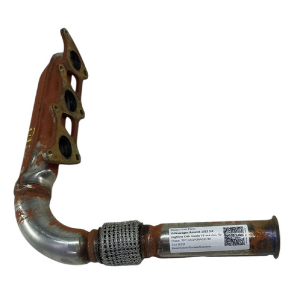 Coletor Escape Esquerdo Amarok 3.0 V6 2018 2019 2020/..