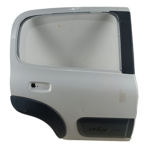Porta Traseira Direita Uno Way 2011 A 2021 C/ Furo Moldura