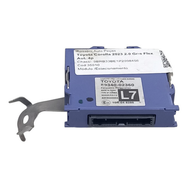  Modulo Sensor Estacionamento Corolla 2020/ Cross 8934002360