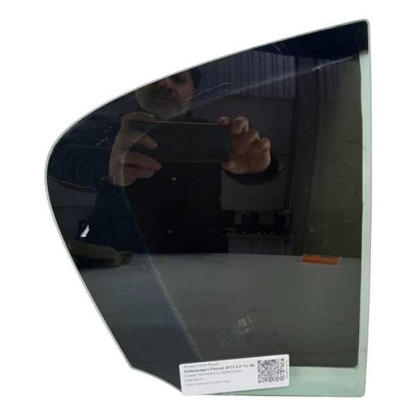 Vidro Porta Traseira Direita (fixo) Passat B6 B7 2006 A 2015