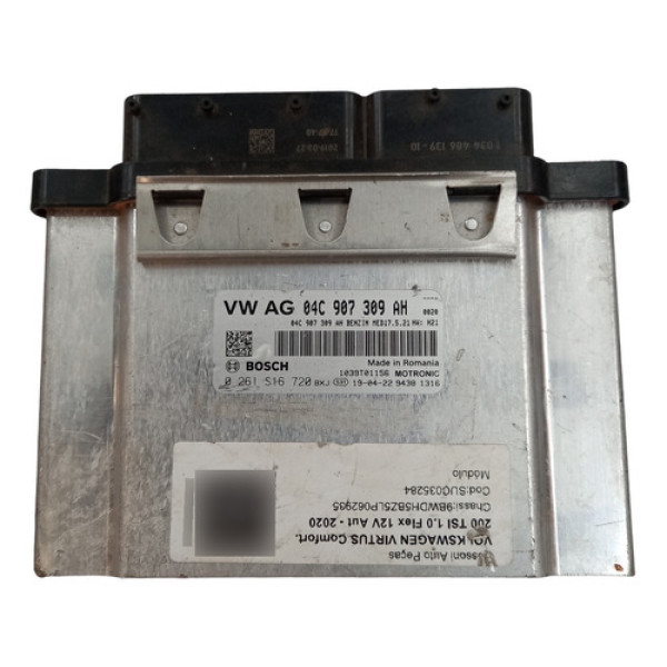 Modulo Injeção Tcross 1.0 Virtus 1.0 Cod. 04c907309ah