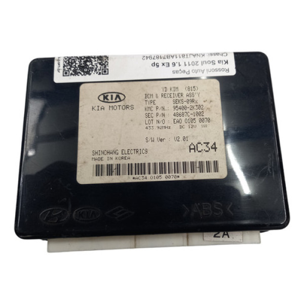 Módulo Bcm Kia Soul 2010/2014 Cod.954002k302