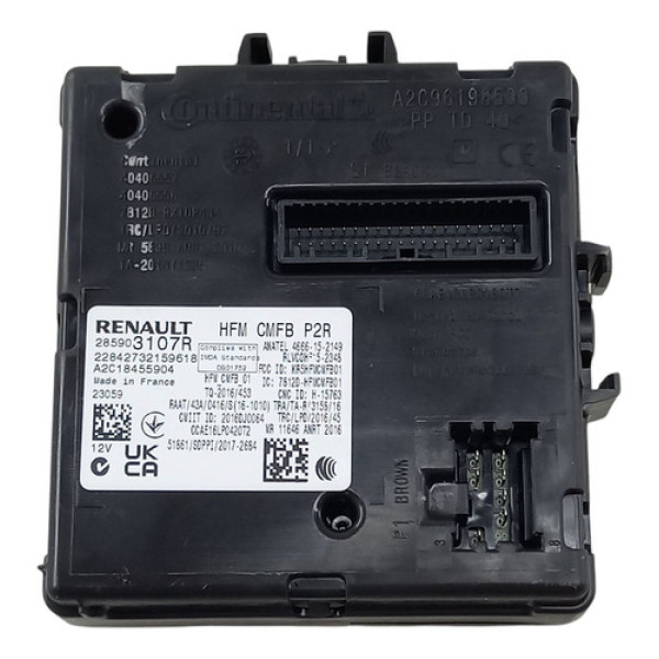 Modulo Central Conforto Duster Captur 1.3 Cod 285903107r