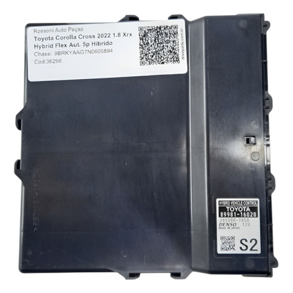 Módulo Injeção Code Corolla Cross 1.8 Hybrid Cod. 8998116020