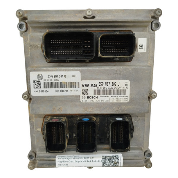 Modulo Injeção Amarok 3.0 V6 2017 A 2022 Código 059907309j