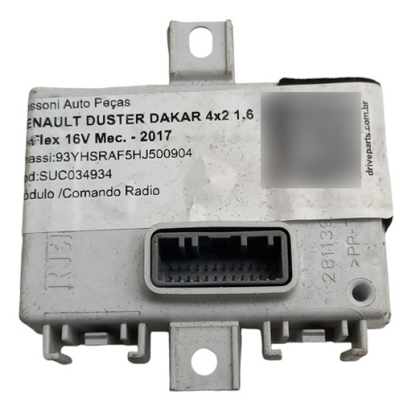 Modulo Comando Som Logan Sandero Duster Captur 283467937r