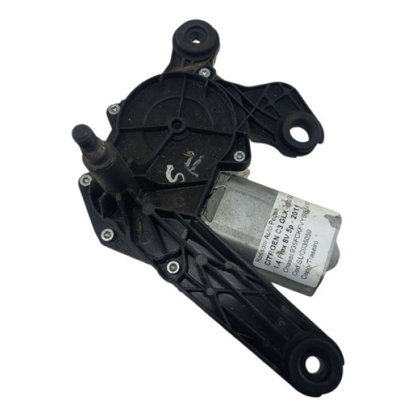 Motor Limpador Traseiro 307 Hatch Sw C3 02/12 C4 Vtr 07/09