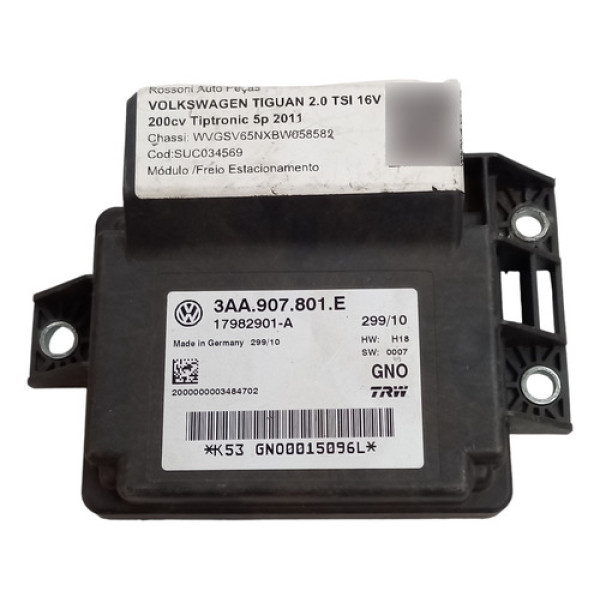 Modulo Freio Estacionamento Tiguan Cod 3aa907801e