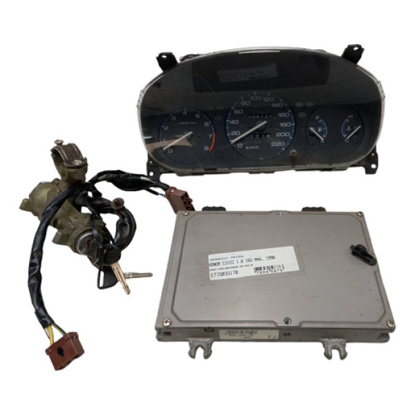 Kit Módulo Injeção Honda Civic 1.6 Cod. 37820-p2e-m01