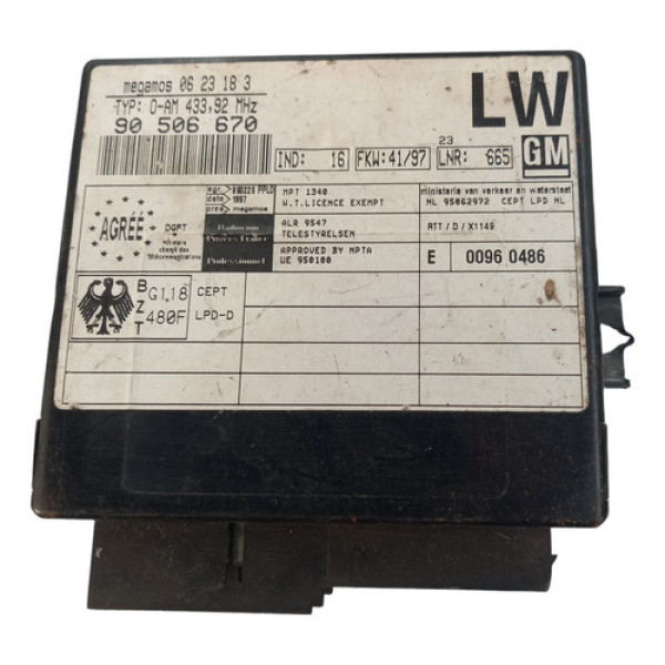  Módulo Conforto Astra Zafira Vectra 97/05 Cod. 90506670