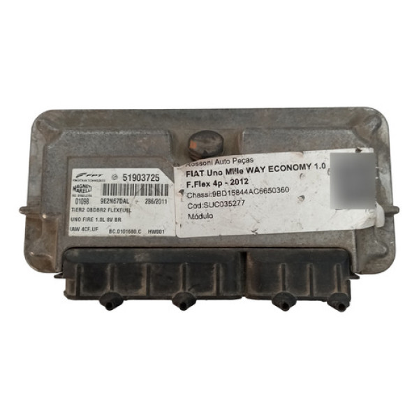 Modulo Injeção Uno Mille Economy Way 1.0 8v Flex 51903725