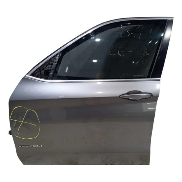 Porta Dianteira Esquerda Bmw X5 F15 F85 14 A 2018 C/amassado Dianteira Esquerda Cinza