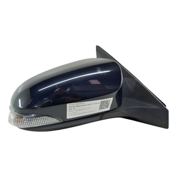 Retrovisor Direito Etios 2014 2015 A 2021 Elétrico C/ Pisca