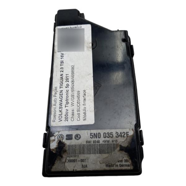  Módulo Interface Tiguan Jetta Cód. 5n0035342f