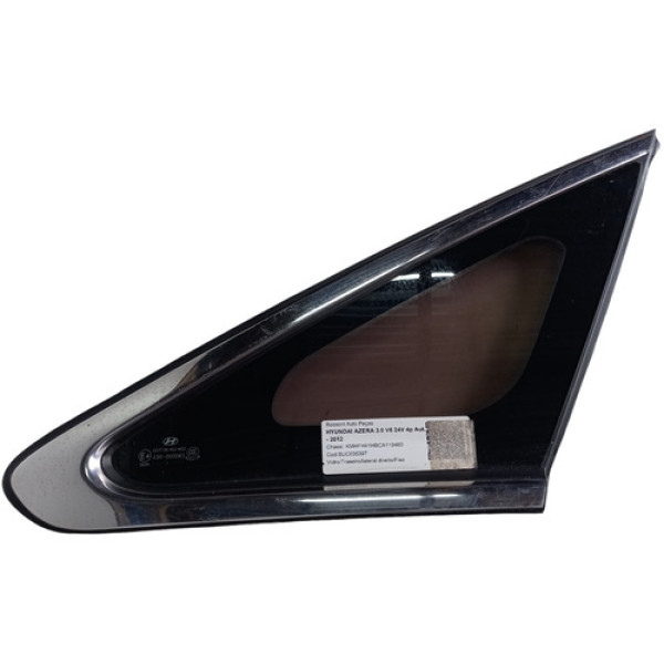 Vidro Lateral Traseiro Direito Azera 2012 A 2017